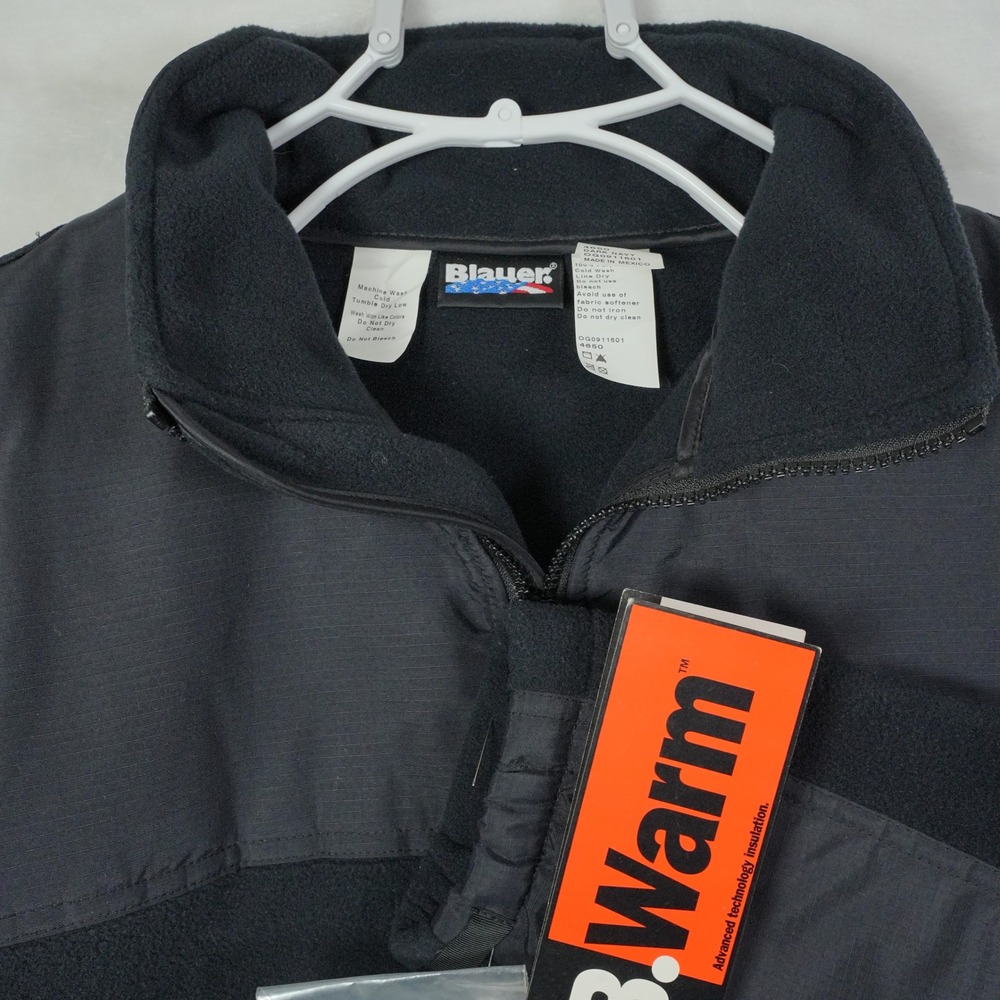 Blauer Mens Dark Navy Full Zip Fleece‎ Jacket B Warm Style 4650 Size S